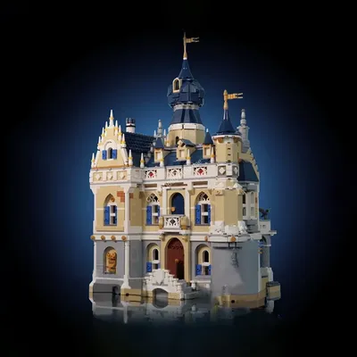 3506PCS Die Mittelalterlichen Townhall Modulare Kreative Street View Modell Baustein Architektur Image