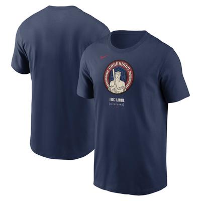 Cleveland Guardians Nike City Connect T-Shirt mit großem Logo – Herren Image