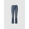 Slim-fit-Jeans PEPE JEANS "SLIM JEANS LW", Damen, Gr. 27, Länge 30, light destroyed blau, Denim/Jeans, Obermaterial: 99% Baumwolle, 1% Elasthan, Destroyed-Effekte, casual, slim fit, Jeans, mit doppeltem Knopfverschluss
