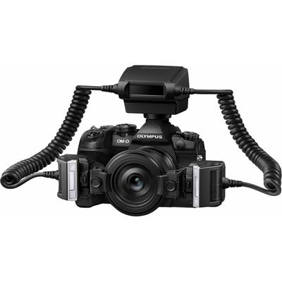 OLYMPUS Blitzgerät "STF 8", schwarz, H:3,97cm T:4,23cm, Blitzgeräte, ISO 100 Ein Blitz (GN 6.0) / Zwei Blitze (GN 8.5) Image