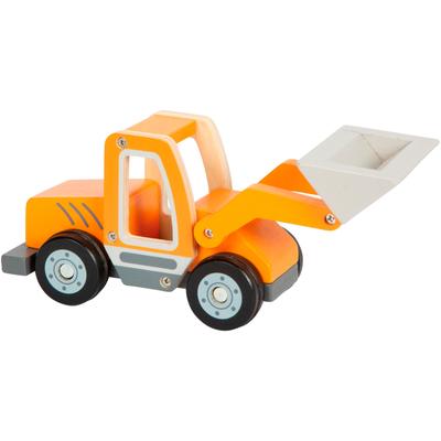 Spielzeug-Radlader SMALL FOOT "Radlader mit Schaufel", bunt, Spielzeugfahrzeuge, KinderB:7,5cm H:10cm T:21cm, Holz, B:7,5cm H:10cm T:21cm Image
