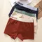 Mutandine da donna in cotone Intimo da donna Intimo femminile Traspirante Antimicrobico Boyshorts