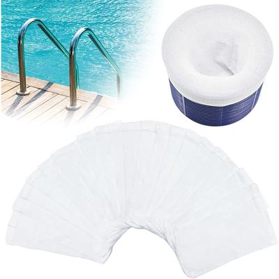 50 Pack Pool Skimmer Socks, Reusable Pool Socks for Skimmer Basket, Skimmer Socks for above Ground Inground Pool