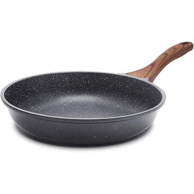 Nonstick Frying Pan Skillet, Granite Coating Omelette Pan, Healthy Stone Cookware Chef's Pan, PFOA Free