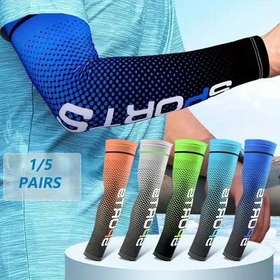 UV resistant arm cooling sleeve for sports - keep cool and protect while running, fishing, cycling