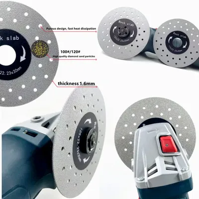 5" 125mm Diamond Dry Cutting Disc Slabs Porcelain Ceramic Tile Marble Thin Cutting Blade Discs for