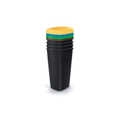 Keden Compacta Q Set mit 4 Recycling-Behältern, 25 l, in Mehrfarbig Image