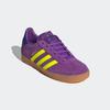 Sneaker ADIDAS ORIGINALS "GAZELLE KIDS", Kinder, Gr. 38, active lila, solar gelb, collegiate lila, Leder, sportlich, Schuhe