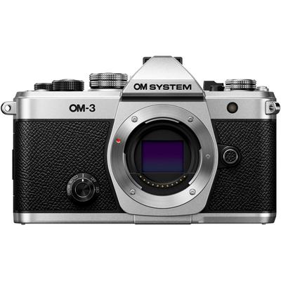 OM SYSTEM Spiegelreflexkamera "OM-3", schwarz (silber, schwarz), B:13,93cm H:8,89cm T:4,58cm, Fotokameras Image