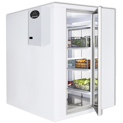 Wimar Kühlzelle mit winterfestem Aggregat & Regal 4,0m³ 1500x1800x2010mm mit Aufbau Image