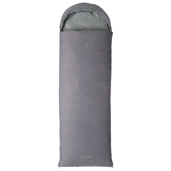 Nordisk - Freja ±0° Blanket Sleeping Bag - Daunenschlafsack Gr M - bis 175 cm Zip: Complete Grau
