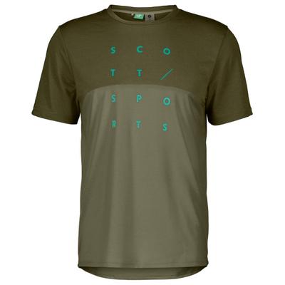 Scott - Trail Flow Dri S/S - Radtrikot Gr S oliv Image