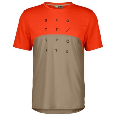 Scott - Trail Flow Dri S/S - Radtrikot Gr XXL beige/rot Image