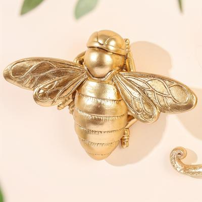 TEMU 1pc Art Deco Resin Honeybee Home Decor, Beautiful Bee Designs, Use Without Electricity, Without Laser, No Feathers, For Fit, To And Enhance Family Image