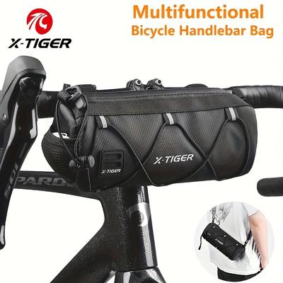 TEMU Bike Bags Handlebar Shoulder Cycling Frame Tube Bag Shoulder Bags Bicycle Bag Image