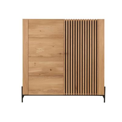 Massivholz »Ascona« Highboard II 140x140x45 cm / ohne Inlay Image