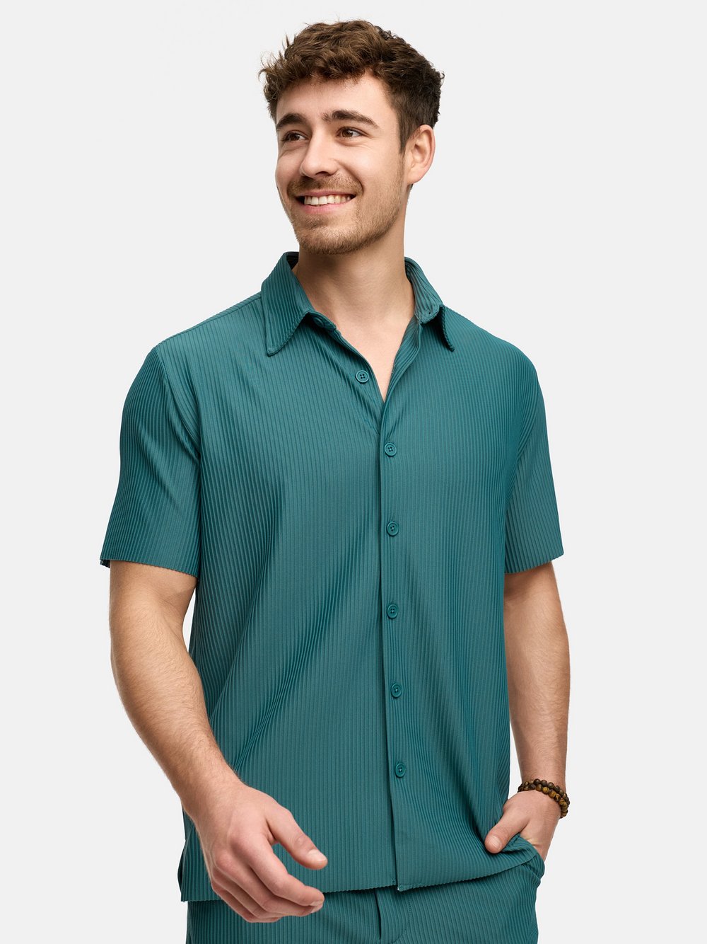 Indicode Hemd Kurzarm Herren Regular Fit grün, XXL Image