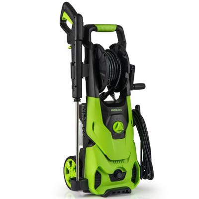 Costway 2150PSI Electric Pressure Washer 1.2GPM with 4 Quick Connect Nozzles and Foam Cannon-Green