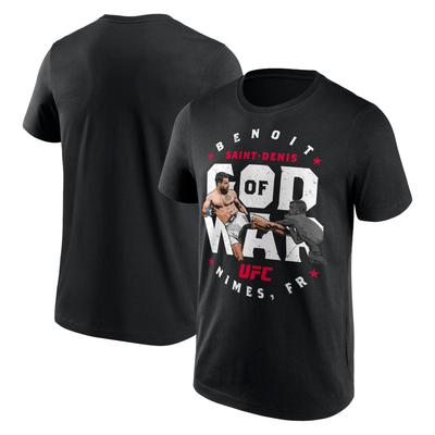 UFC Benoit Saint Denis God Of War T-Shirt - Black - Mens Image