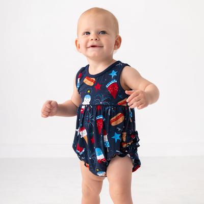 Snacks & Sparkles Bamboo Baby Bubble Romper - 12-18 months