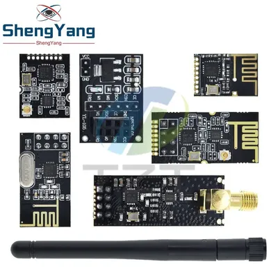 NRF24L01+ 2,4G drahtloses Datenübertragungsmodul 2,4 GHz NRF24L01 Upgrade-Version NRF24L01+PA+LNA 1000 Meter GT24 für Arduino Image