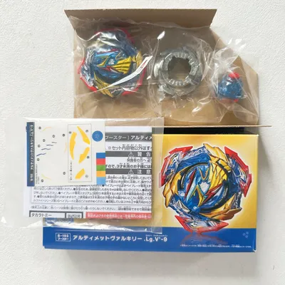 GENUINE beyscollector Beys TT BEYS B-193 Battle Burst DB BOOSTER ULTIMATE VALKYRIE Lg.V'-9 new with original packaging set Image
