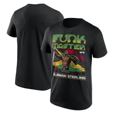 UFC Aljamain Sterling Funk Master Grunge T-Shirt - Black - Mens Image