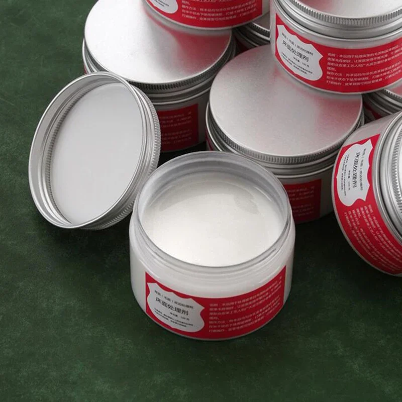 100 g neues Leder-Finish Tokonole Rougher Burnisher Gum Handcraft CMC Clear Smooth Treatment Agent Edge Coat Paint Image