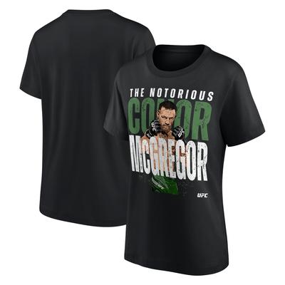 UFC Conor McGregor The Notorious Bold T-Shirt – Schwarz – Damen Image