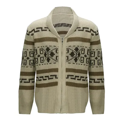 Jeffrey Lebowski Pullover Reißverschlussmantel The Dude Kostüm Cosplay The Big Lebowski Herrenjacke Halloween Weihnachtsfeier Outfits Image