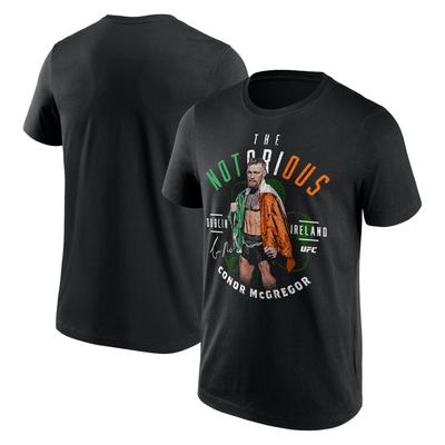 UFC Conor McGregor The Notorious Pose T-Shirt - Black - Mens Image
