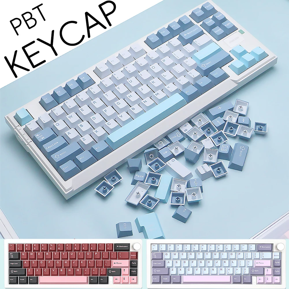126 Tasten Kirsche Tasten kappe Tasten kappe für mechanische Tastatur wie k86 k500 k617 gmk67 gmk87 rk etc Spiele tastatur für mx Schalter Tastatur Image