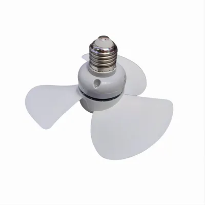 5W Small Cooling Fan E27 Screw Home Ceiling Fan Desktop Electric Fan for Kitchen Bedroom Dormitory Living Room Study,Table Fans