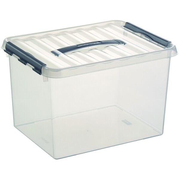 sunware Aufbewahrungsbox »Q-line« 1 Stück 22.0 L transparent, 26x30 cm Image