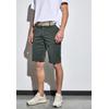 Shorts STREET ONE MEN, Herren, Gr. 32, grün (pine grün), Web, Obermaterial: 97% Baumwolle, 3% Elasthan; Gürtel: 100% Polyester, unifarben, casual, regular fit kurz, Hosen, mit seitlichen Einschubtaschen