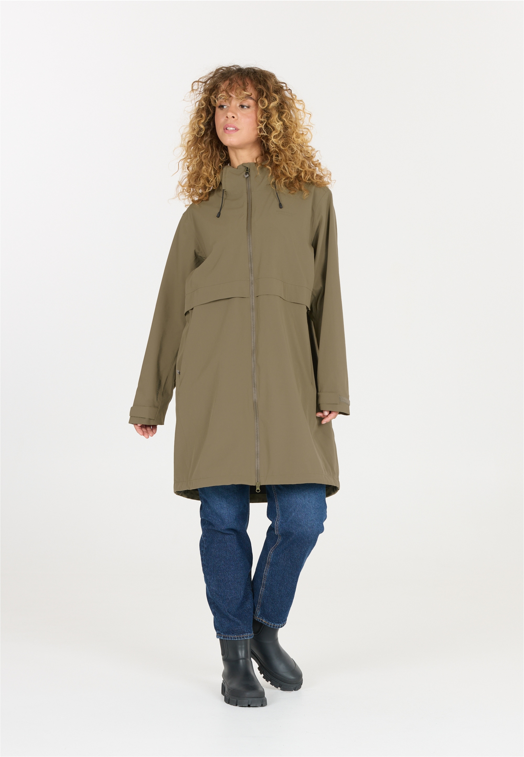 Outdoorjacke WEATHER REPORT "Daytan", Damen, Gr. 46, grün, 90% Polyester, 10% Elasthan, unifarben, normal, ohne Ausschnitt, Jacken, mit 4-Wege-Stretch Image