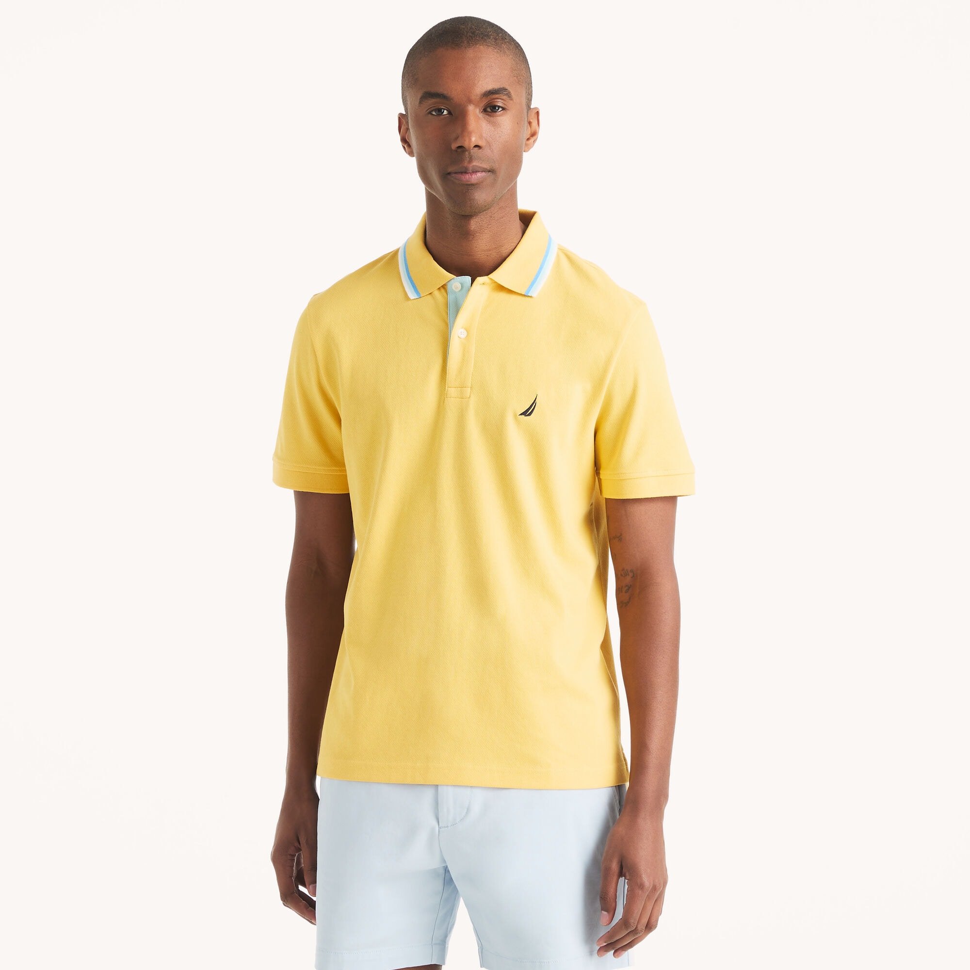 Nautica Men's Classic Fit Performance Polo 706 (French Vanilla), XXL