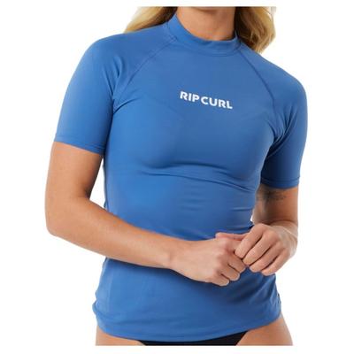 Rip Curl - Women's Classic Surf S/S UPF Rashguard - Lycra Gr L blau Image