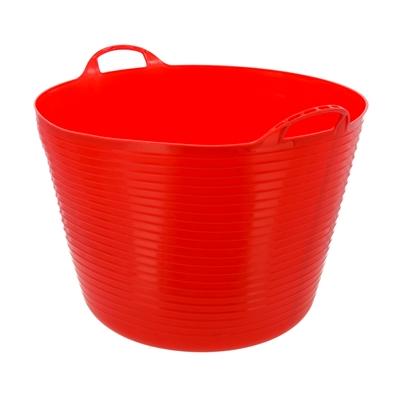 Flexibler Trog FlexBag - Flexi-Eimer, Flexitrog, Flexi-Futtereimer, 60 Liter, rot Image