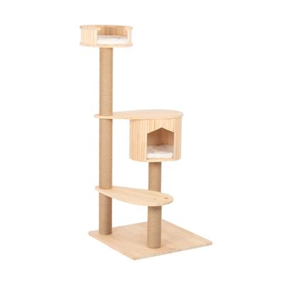 VOSS.pet Kratzbaum "Isabel" - Premium Massivholz Katzenkratzbaum Image