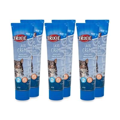 6x Trixie PREMIO Lachscreme, Hundeleckerli, 110g Image