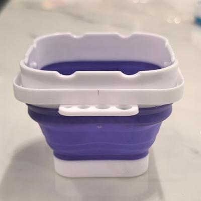 TEMU Collapsible Bucket Foldable Paint Basin Oil Water Cup Multi-functional Paint Brush Cleaner Paint Brush Holder Paint Brush Cleaning Tool Watercolor Brush Cleaner Paint Brush Detergent Image