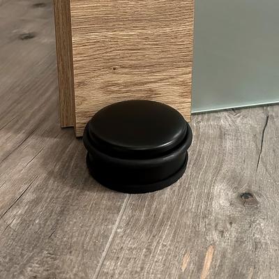 TEMU Premium , Black, 1.2 Kg Heavy, For Floors, . 10.4 X 5 Cm, Stainless Steel Metal Image
