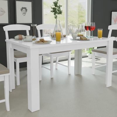 TEMU Dining Table 140x80x75 Cm White Image