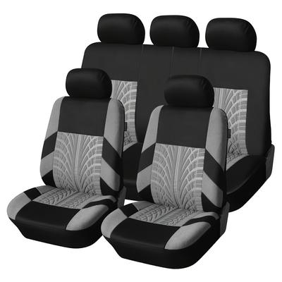 TEMU 5pcs Car Seat Covers Tire Detailfashion Style Seat Covers Protecting Seats Universal Fit Most Car Seat Image
