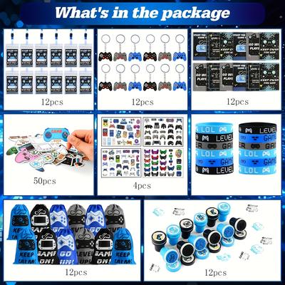 TEMU 126pcs Party Favors, Birthday Party Supplies With Drawstring Bags Multi-item Gift Pack Image