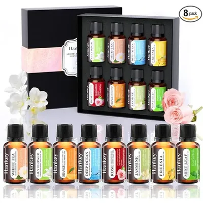 Essential Oils Set for Humidifiers & Diffusers–Aromatherapy Essential Oil Kit with Various Scents for Home,Relaxation & Wellness