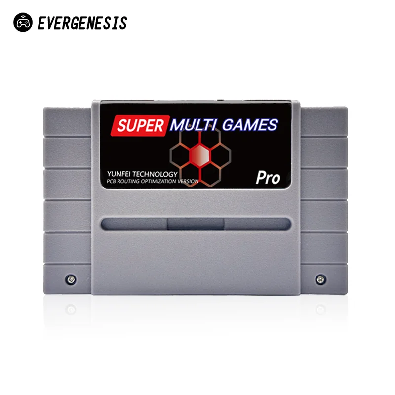 Super Multi Games SNES SFC V1 3000 in 1 Game card for SFC 16-Bit JPN/EU/USD Video Game Console with 8G TF Card