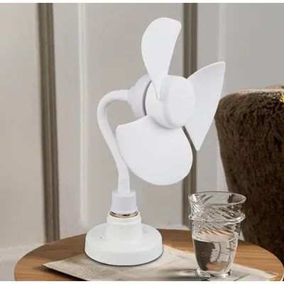 Table Fan 6.3 Inch Mini Fan Ceiling Fans And Fan E27 Converter Base Smart Silent Ceiling Fans For Bedroom Living Room