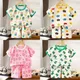 2PCS Children Clothing Set Child T-shirt Suit Summer Cotton New Girls Shorts Clothes Baby Boys Short Sleeve Kid Clothes